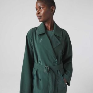 Lacoste Oversized Trench Coat Vihreä | ZEP-967825