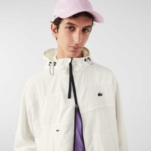 Lacoste Patchwork Effect Valkoinen | YAQ-497862