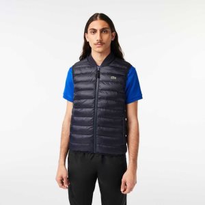 Lacoste Pehmustettu Vesi-Repellent Vest Laivastonsininen Sininen | ALO-463078
