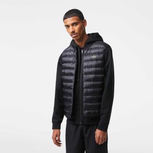 Lacoste Pehmustettu Vesi-Repellent Vest Mustat | MRB-062438
