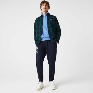 Lacoste Pennants L Badge Fleece Tracksuit Laivastonsininen Sininen | AUP-042831