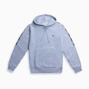 Lacoste Print Band Hupullinen Fleece Harmaat | WTA-174859