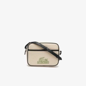 Lacoste Print Front Beige | LWV-805763