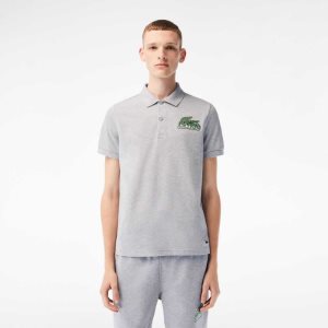 Lacoste Puuvilla Mini-Pique Harmaat | CWZ-560389