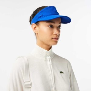 Lacoste Puuvilla Pique Visor Sininen | DNK-542360