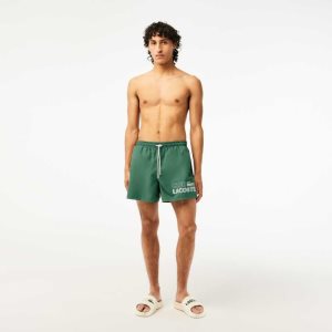 Lacoste Quick-Dry with Integrated Lining Khaki Vihreä | CXV-483620