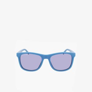 Lacoste Rectangle Recycled PET Injected Beach Pack Sininen | HLF-837245