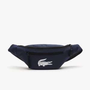 Lacoste Recycled Fiber Belt Laivastonsininen | LCR-261075
