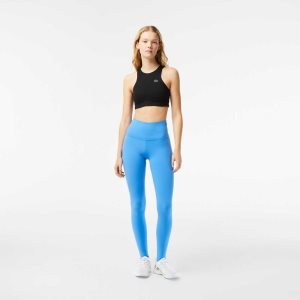 Lacoste Recycled Polyester Tapered Leggings Sininen | XUY-426108