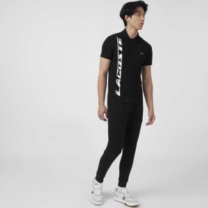 Lacoste Regular Fit Branded Pique Mustat | GQI-523814