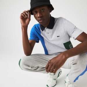 Lacoste Regular Fit Colorblock Stretch Puuvilla Harmaat Sininen Vihreä Laivastonsininen Sininen | GEY-285734