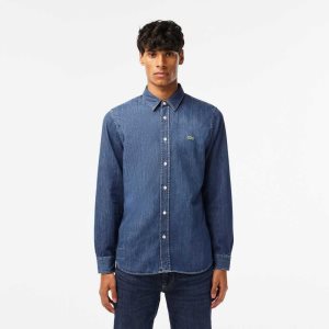 Lacoste Regular Fit Organic Puuvilla Denim Sininen | LFY-718463