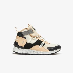 Lacoste Run Breaker Nahkaiset Color-Pop Ulkoilu Mustat | NSG-290387