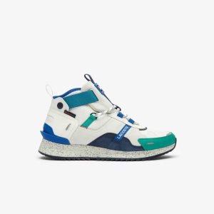 Lacoste Run Breaker Nahkaiset Ulkoilu Valkoinen Vihreä | XTY-108493