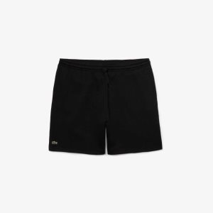 Lacoste SPORT Big Fit Fleece Mustat | POA-948216