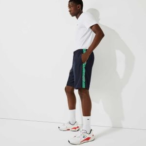 Lacoste SPORT Branded Side Bands Laivastonsininen Sininen Vihreä | HVP-962831