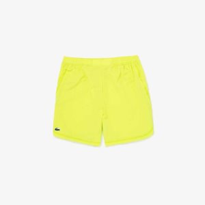 Lacoste SPORT Check Stretch Mesh Keltainen | KPE-713694