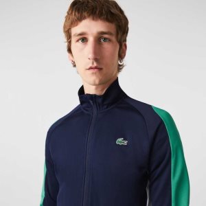 Lacoste SPORT Classic Fit Zip Tennis Laivastonsininen Sininen Vihreä Valkoinen | ZSC-093845