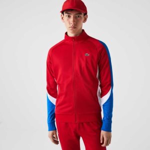 Lacoste SPORT Classic Fit Zip Tennis Punainen Sininen Valkoinen | AGS-607931