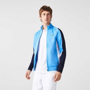 Lacoste SPORT Classic Fit Zip Tennis Sininen Laivastonsininen Sininen Valkoinen | EQH-134579