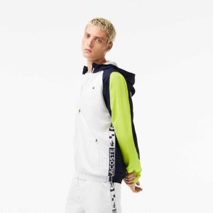 Lacoste SPORT Color-Block Tennis Valkoinen Laivastonsininen Sininen Keltainen | IXL-536408