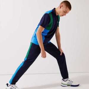 Lacoste SPORT Colorblock Bands Laivastonsininen Sininen Vihreä Sininen Valkoinen | OJR-659341