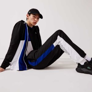 Lacoste SPORT Colorblock Bands Mustat Sininen Valkoinen Mustat | QKS-086347