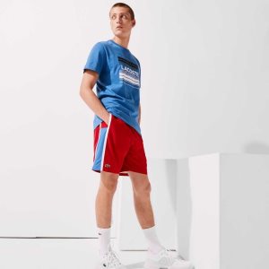 Lacoste SPORT Colorblock Panels Kevyet Punainen Sininen Valkoinen | DEI-573806
