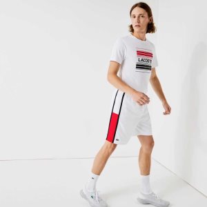 Lacoste SPORT Colorblock Panels Kevyet Valkoinen Punainen Mustat | SIA-208695
