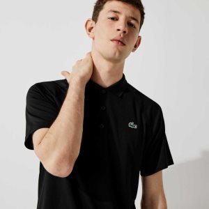 Lacoste SPORT Hengittävä Abrasion-Resistant Interlock Mustat | BAG-063274