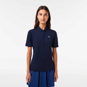 Lacoste SPORT Hengittävä Stretch Golf Laivastonsininen Sininen Valkoinen | ZSR-195347