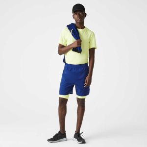 Lacoste SPORT Layered Sininen Keltainen Valkoinen | QIH-523849