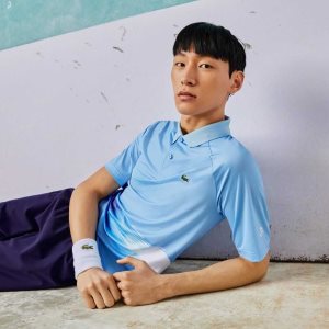 Lacoste SPORT Novak Djokovic Print Stretch Sininen Valkoinen | ANY-984016