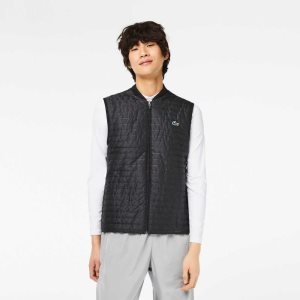 Lacoste SPORT Pehmustettu Reversible Vest Harmaat Mustat | QYI-753948