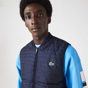 Lacoste SPORT Pehmustettu Reversible Vest Violetit Laivastonsininen Sininen | WCY-603758