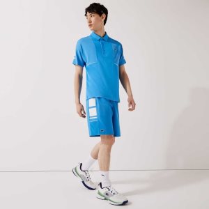 Lacoste SPORT Printed Side Bands Sininen Valkoinen | VAN-380914