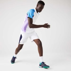 Lacoste SPORT Regular Fit Seamless Tennis Valkoinen Laivastonsininen Sininen | CYB-758316