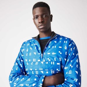 Lacoste SPORT Reversible Vesi-Repellent Tennis Sininen Valkoinen Mustat Sininen | JMN-947085