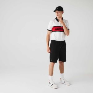 Lacoste SPORT Tennis Fleece Mustat | TAJ-203984