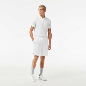 Lacoste SPORT Tennis Solid Diamond Weave Valkoinen | REK-518962