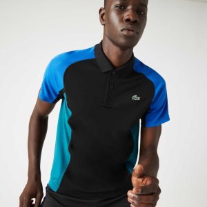 Lacoste SPORT Thermo-Regulating Pique Tennis Mustat Sininen Mustat Vihreä | CRV-620375