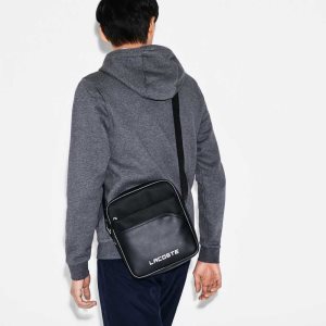 Lacoste SPORT Ultimum Lettering Zip Mustat | WDF-164237