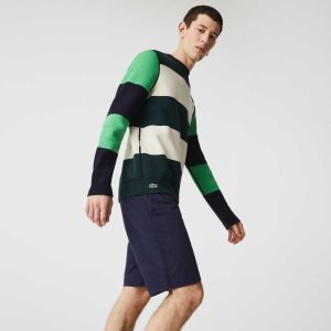 Lacoste Slim Fit Stretch Gabardine Laivastonsininen Sininen | GQB-034129