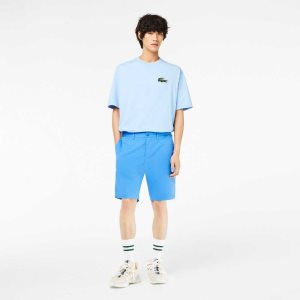 Lacoste Slim Fit Stretch Puuvilla Bermuda Sininen | VTH-813756
