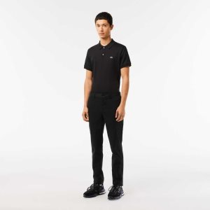 Lacoste Slim Fit Stretch Puuvilla Mustat | ZXU-238709