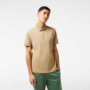 Lacoste Smart Paris Stretch Puuvilla Beige | WPK-867190