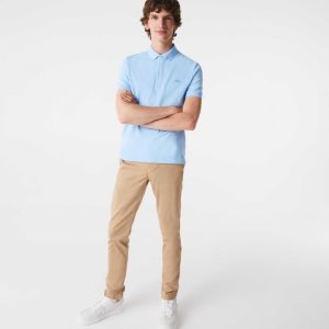 Lacoste Smart Paris Stretch Puuvilla Sininen | FHU-025436