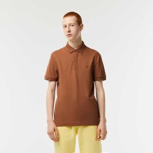 Lacoste Smart Paris Stretch Puuvilla Vaaleanruskea | ZTA-864793