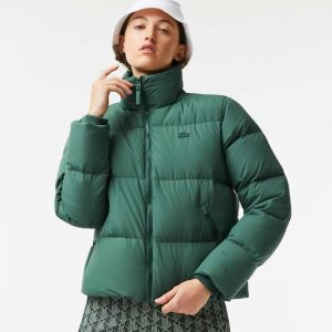 Lacoste Stowable Hood Pehmustettu Vihreä | VPF-953017
