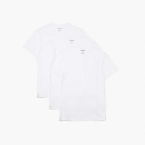 Lacoste T-Shirt 3-Pack Valkoinen | TQL-295638